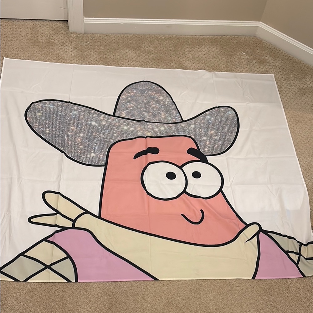 Redbubble Patrick Cowboy Art Print